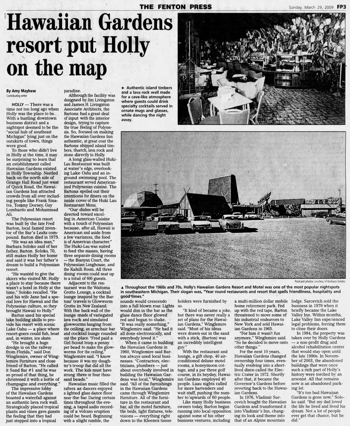 Hawaiian Gardens Resort Motel - Mar 29 2009 Article (newer photo)
